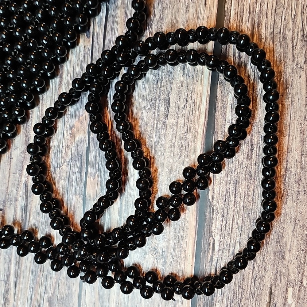 BLACK BEADED CROSSBODY BAG - Picture 5 of 10